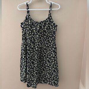 Girls size 8- Art Class Black and Yellow Floral Dress